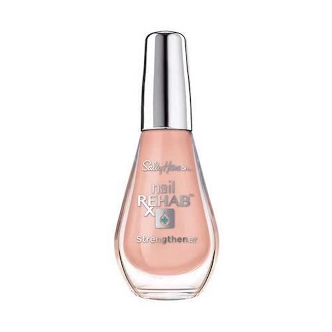 Sally Hansen Nail Treatment Nail Rehab™ Strengthener | Fortified with Jasmine, Rose & Vitamin E | Strengthens, Protects & Restores Damaged Nails
