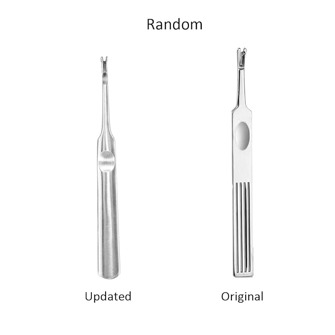 6PCS Cuticle Pusher Set, Stainless Steel Cuticle Remover Kit, Cutter and Trimmer Manicure and Pedicure Tools for Fingernail and Toenails