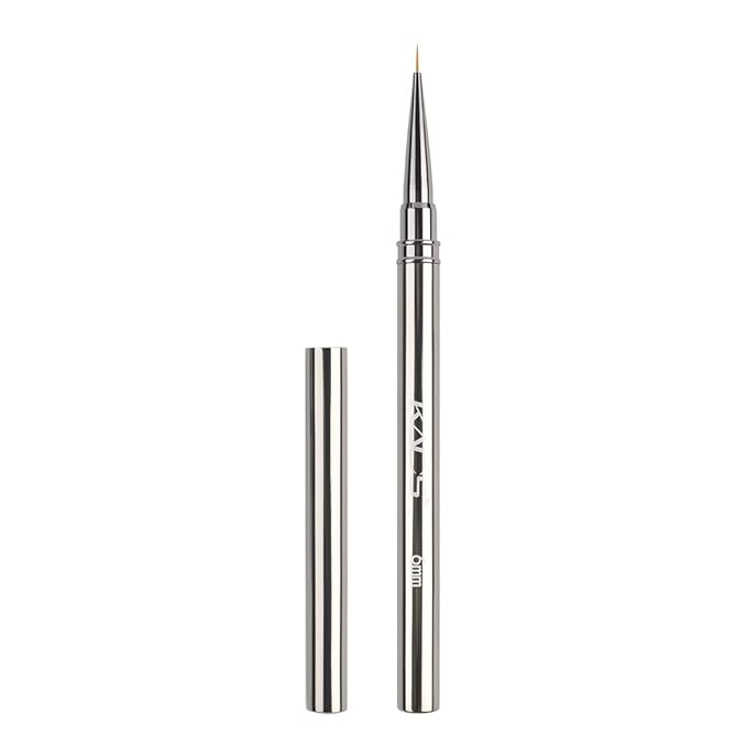 KADS Fine Liner Nail Brush Metal Handle Nail Painting Design Brush Drawing Pen 6mm 9mm 12mm 15mm 18mm (6mm)