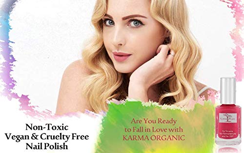 karma organic amazing Natural Nail Polish Colors - Non Toxic, Vegan, Cruelty Free Nail Paint