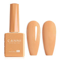 CANNI Creamy Orange Gel Nail Polish, 1Pcs Nude Gel Polish Pastel Orange Summer Color High Gloss Soak Off U V Nail Manicure Salon DIY