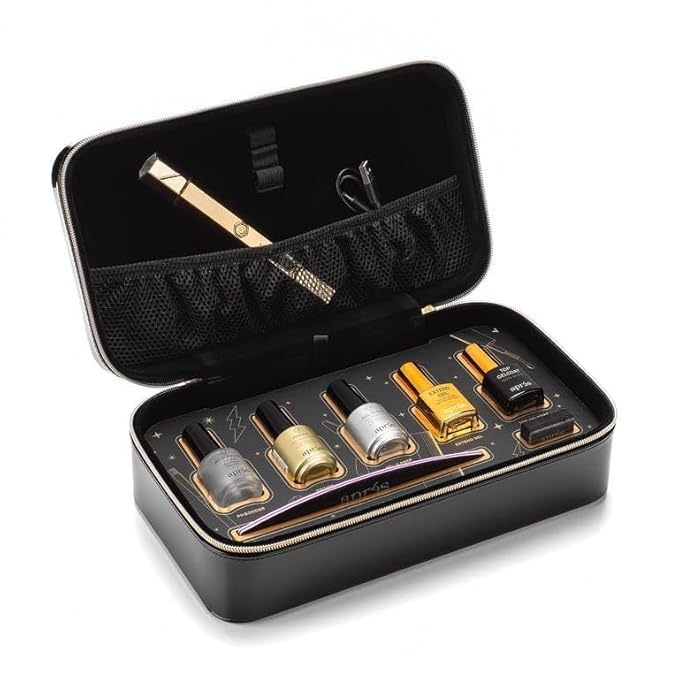 Apres Gel-X Nail Professional Starter Kit, 14 Sizes 00-9 w/ Half Sizes Included, Soft Gel Nail Tips Extension Kit, 2025 Edition (Sculpted Stiletto Medium)