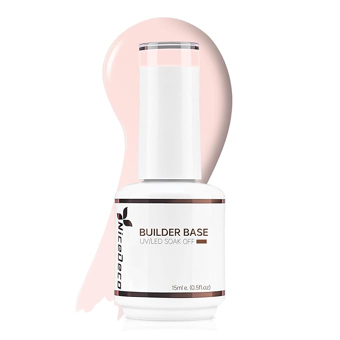 Nicedeco Hema Free Builder Nail Gel Polish 15ML 8 in 1 Cruelty Free Vegan Base Strengthener Hard Extension Gel - 011