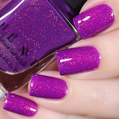 ILNP Paisley - Dark Magenta Holographic Shimmer Nail Polish