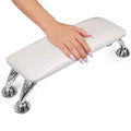 Arm Rest for Nails Tech, Easy Clean Nail Arm Rest, Reduce Back Pain Hand Rest for Nails Tech, Sturdy Support Armrest for Nails Fits UV LED Nail Lamp Underneath, Salon & Home Use (White)