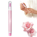 2-in-1 Cuticle Oil Pusher Pen, 2026 New Ceramic Cuticle Remover, Portable Nail Oil Pen for manicure, Moisturizing Nail Strengthener for nail salon, Gentle Hangnail Remover for women (Rose scent)
