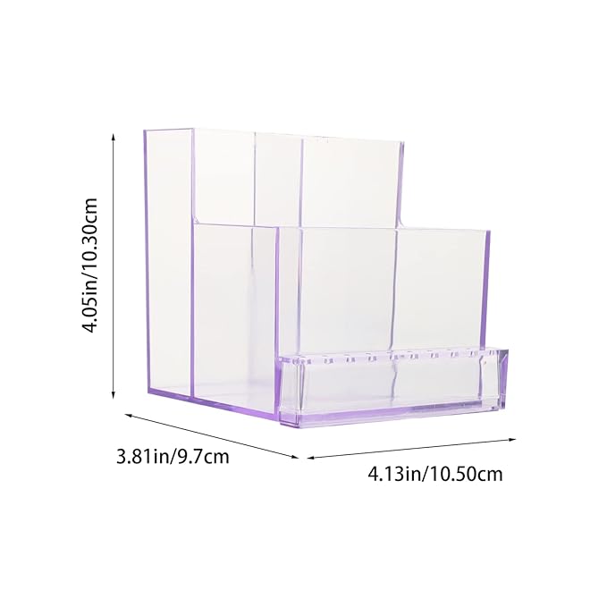 Beaupretty Professional Nail Drill Bits Storage Box Compact Nail Grinding Head Organizer Case for Home and Salon Use