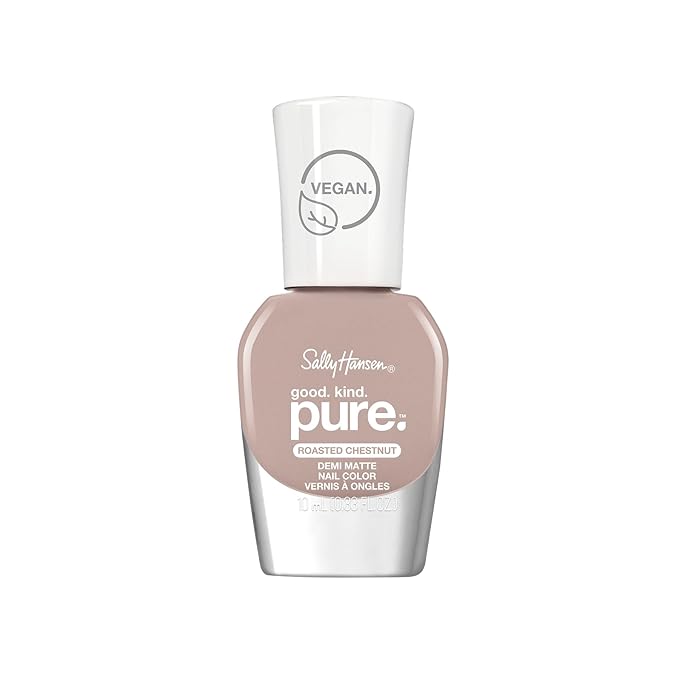 Sally Hansen Good.Kind.Pure Demmi Matte Nail Polish 50 Roasted Chestnut 0.33 fl oz (Pack of 1)