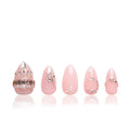LOVFUL Press on Nails Chandelier | Handmade with Full Covered Crystals | Reusable Fake Nails | Almond Regular 1.0 in | H311-L