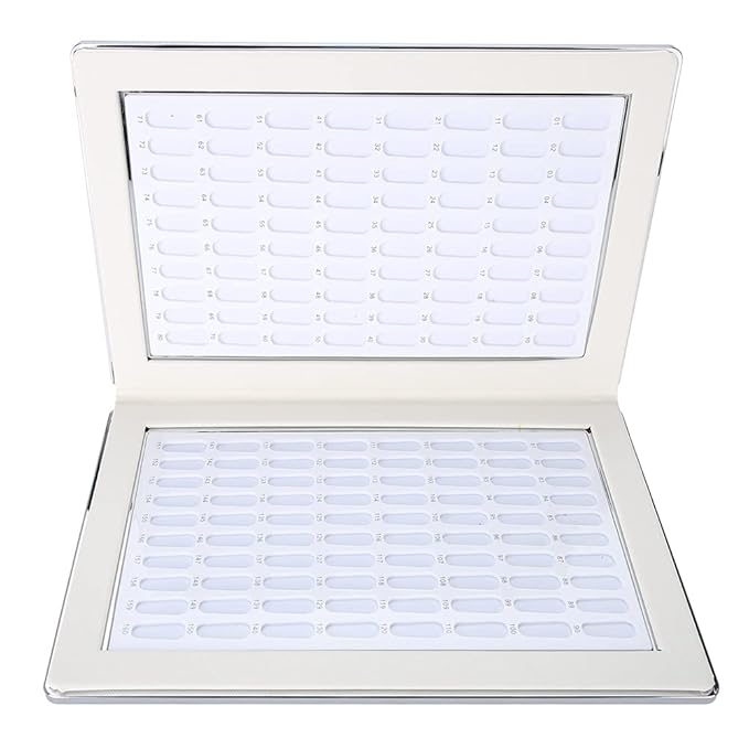 Nail Gel Color Card, High Capacity 160 Slots Nail Polish Display Chart Book, Reusable Nail Art Showing Shelf for Manicurists or DIY Enthusiasts