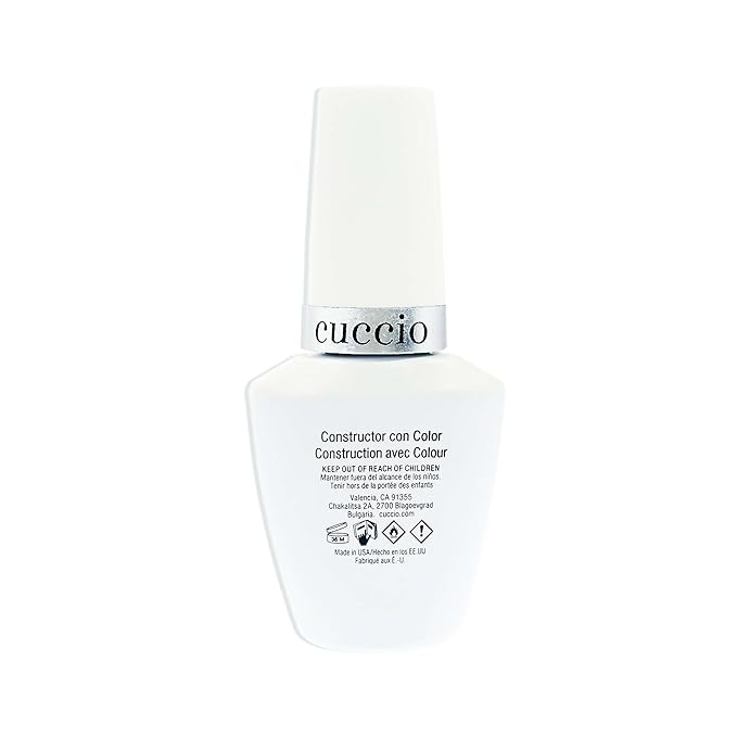 Cuccio Brush-On Colour Builder Soak Off Gel - Sassy Pink by Cuccio Pro for Women - 0.43 oz Nail Polish