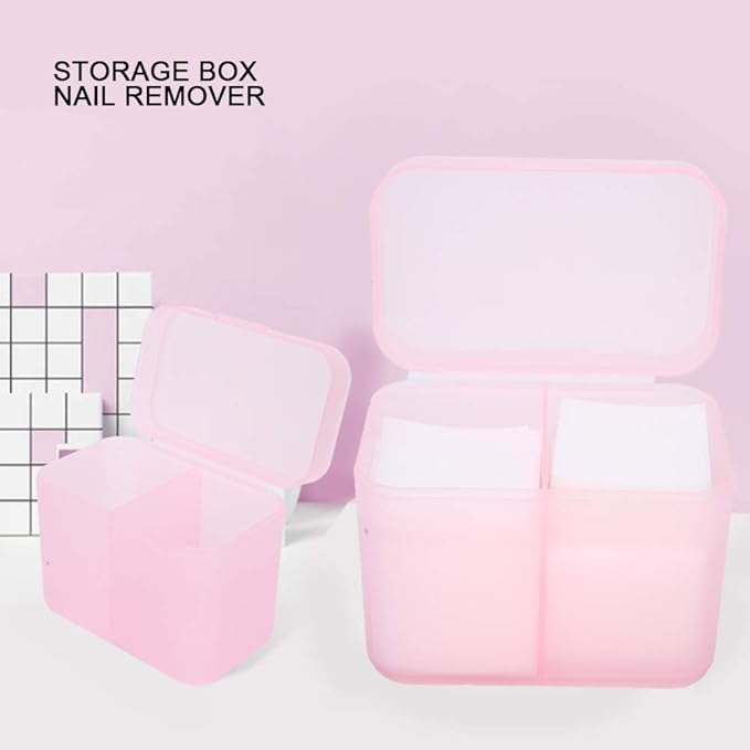 Makeup Organizer Holder, Durable Tasteless Nail Organizer Case, Convenient for Storing for Nail Salon Professional Manicurist(Pink)