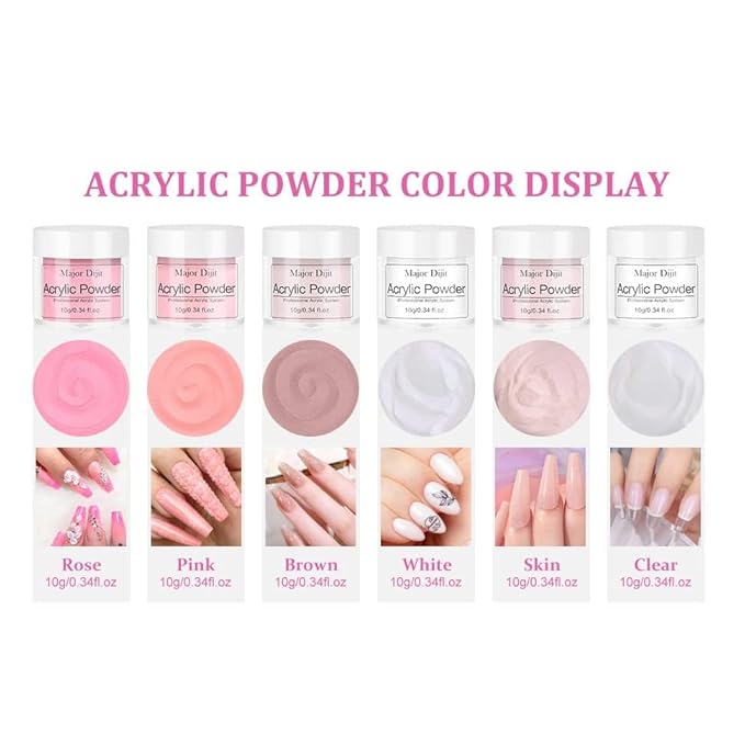 Acrylic Nail Kit Set Electric Drill Manicure Dryer Lamp Acrylic Nail 3D Art Manicure Supplies for beginners with everything