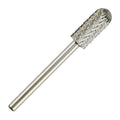 C & I Small Barrel Rounded Top Nail Drill Bit with Teeth on the Top, Professional Electric File for Manicure Drill Machine, Remove Nail Gels 3/32” (Coarse -C)