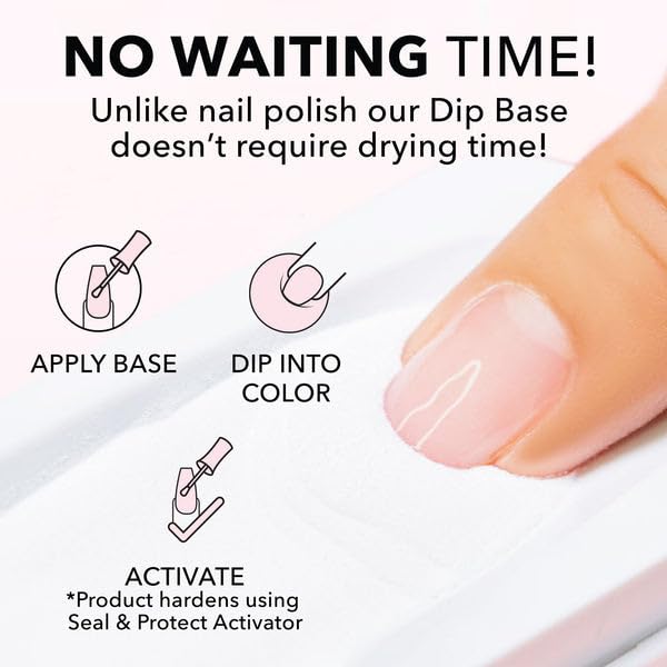 KIARA SKY Liquid Essentials Dip Manicure, Base Coat, 0.5 fl oz