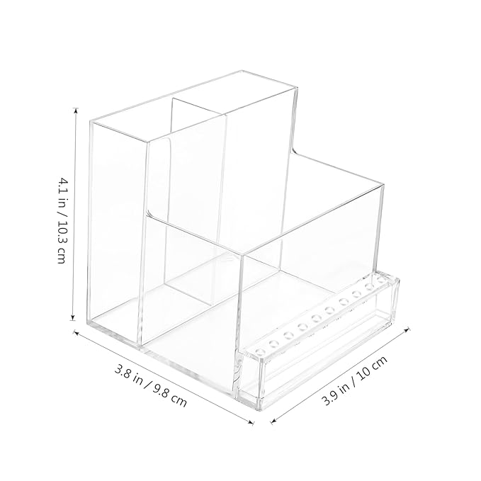 Beaupretty Nail Display Stand Nail Drill Bits Holder Nail Tool Storage Rack Nail Drill Grinding Bit Holder Box Display Stand for Nail Drill Manicure Tools Bit Holders