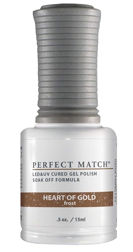 LeChat Perfect Match Gel Polish, Heart of Gold, 0.5 Fl Oz (PMS123)
