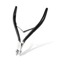 Makartt Cuticle Nipper - 7mm Full Jaw Stainless Steel Cuticle Trimmer, Double Spring Precision Cuticle Cutter, Ergonomic Portable Manicure Tool for Home & Salon Nail Prep and Care (1PC Black)