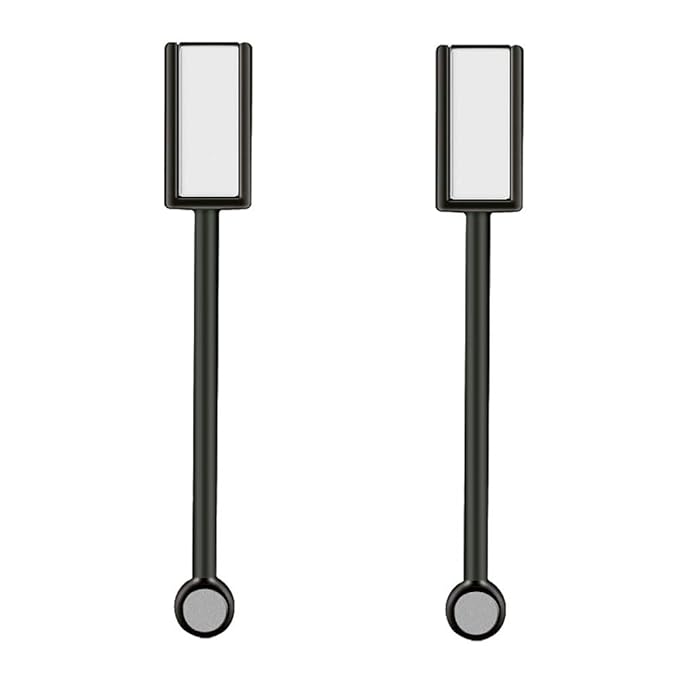 2 Pieces Magnet Stick Double-head Nail Magnet Stick Cat Eye Magic Magnet Stick for 3D Magnetic Cat Eye Gel Magic Nail Art Manicure Tool, Black