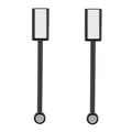 2 Pieces Magnet Stick Double-head Nail Magnet Stick Cat Eye Magic Magnet Stick for 3D Magnetic Cat Eye Gel Magic Nail Art Manicure Tool, Black