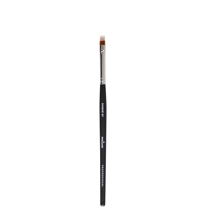 Pink Mask Ombre Brush 07 - Precision Brush for Creating Gradients and Blurred Effects in Nail Art