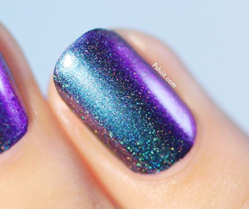 ILNP Birefringence (H) - Blue, Purple, Red, Orange, Yellow, Green Color Shifting Ultra Chrome Holographic Nail Polish
