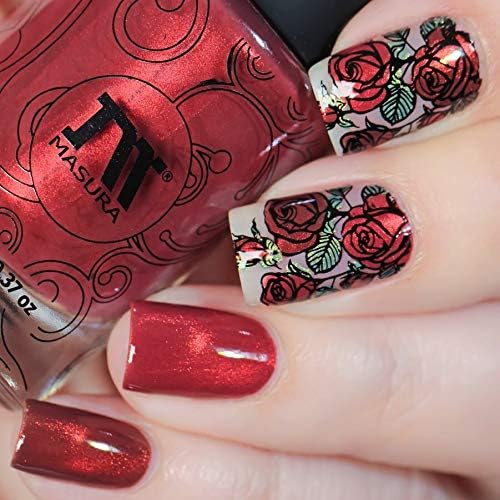 Whats Up Nails - B037 Growing Beauty Stamping Plate for Nail Art Design
