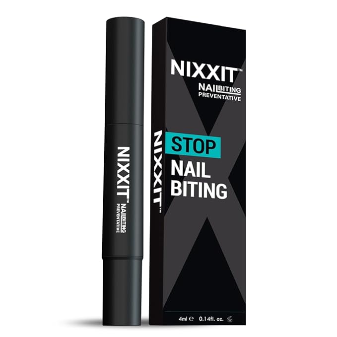 NIXXIT Nail Biting Treatment for Children and Adults - Stop Nail Biting Pen and Thumb Sucking for Adults & Kids - Non Glossy Bitter Taste - Safe & Effective Solution - USA Made