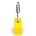 Fantexy 3/32" Carbide Nail Drill Bit - Remove Acrylic Hard Gels Quickly and Safely,Professional Cone Tungsten Drill Bits Set Nail File Acrylic for Manicure,Pedicure,Cuticle Cleaner (Extra Fine - XF)