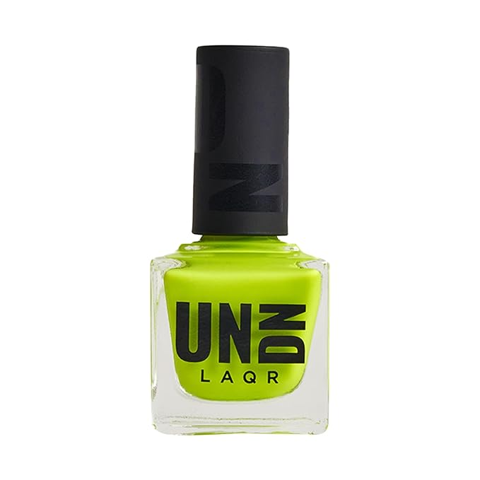 UNDN Vegan Nail Polish - Electric Washed - Jelly Lime Green Nail Polish for Women and Men - Long Lasting, Cruelty Free - 0.5 oz