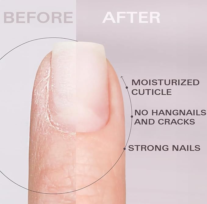 Nail Oil Cuticle Pen - Jasmine - Nail Strengthener & Growth Serum with Vitamin A, D, E, B5, Grapeseed & Natural Oils - Repair for Brittle, Peeling, Thin Nails - Valentine's Gift Idea