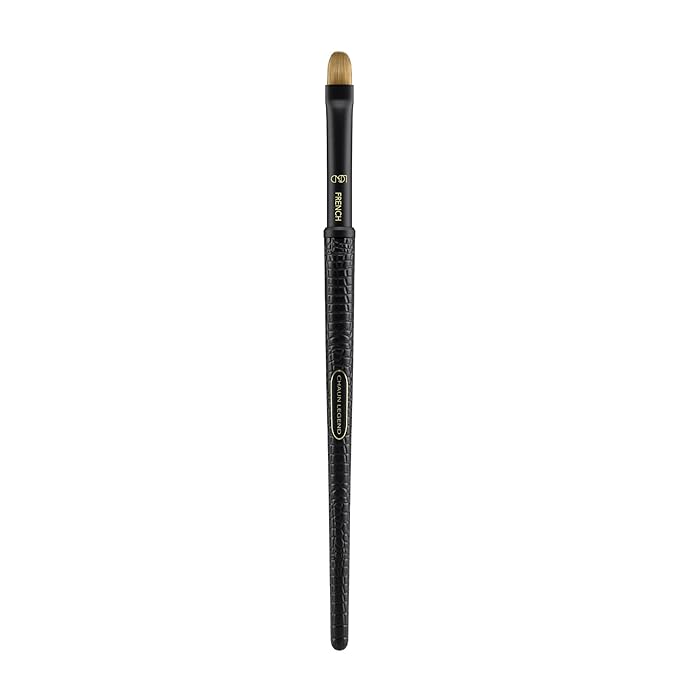Chaun Legend Nail Art Brush - French (Acrylic Nail Brush for French Tips & Gel Polish Clean Up)