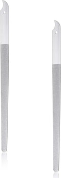 Diamond Dust Nail File - Stainless Steel Nail Dresser Nail Buffering Files - 9 Inch (9INCH-Bent)
