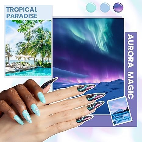 Beetles Gel Nail Polish kit with UV Light, 108 PCS 55 Colors Valentines Gel Polish Set Base Coat Glossy Matte Glitter Top Coat Gel Polish Glitter Red Green Brown Purple Pink Cat Eye Gel Gift for Women