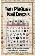 Rite Lite Midrash Manicure Passover Nail Decals For Pesach Seder