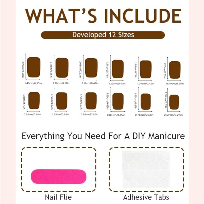 Press on Nails Almond Leopard Flower French Fake French Fake Nails Reusable Nail Kit with Nail Glue Adhesive Tabs Mini Nail File for Women Manicure Art Decoration 24PCS