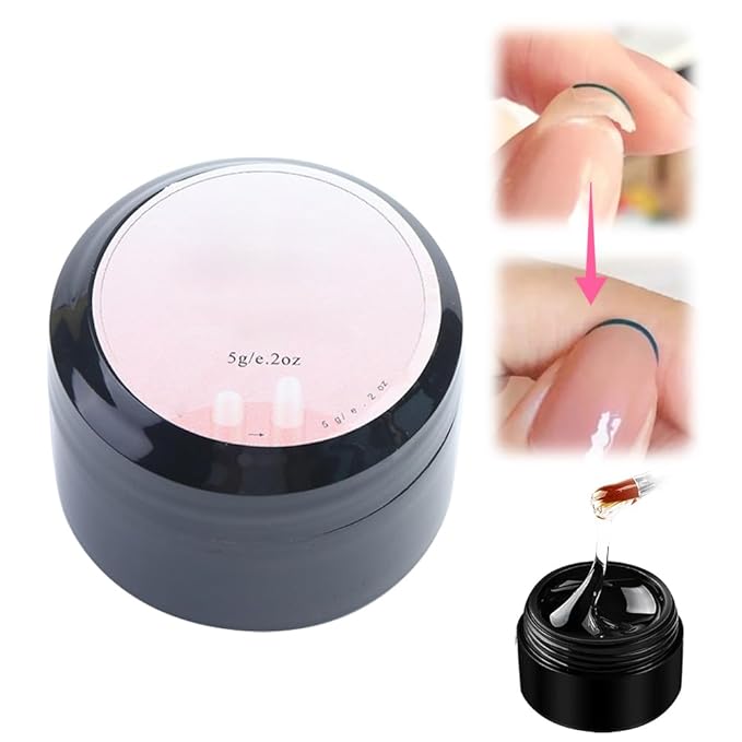 Nail Repair Protection Gel, New Nail Repair Kit for Split Natural Nails, Instant Cracked Nail Repair Gel, Broken Nails Repair Kit for Natural Nails, Easy Quick Fix for Home Use