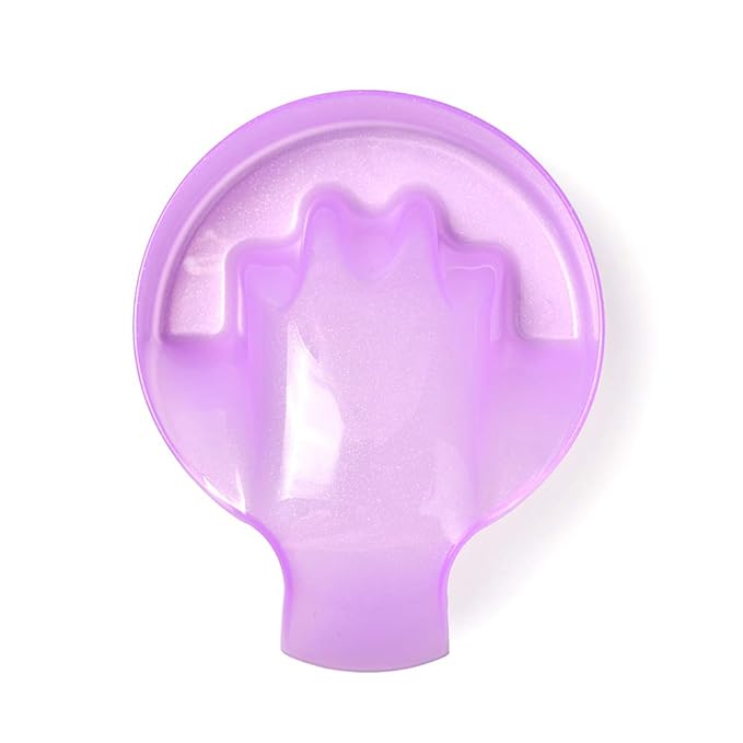 1Pcs Nail Art Soak Bowl Nail Polish Powder Removal Tray Nail Spa Salon Soaker Bowl Manicure Tools (Purple)