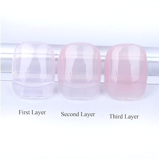 Imtiti Nude Gel Nail Polish, 1 Pcs Neutral Jelly Pink Translucent Color UV Light Cure Gel Polish for Nail Art DIY Manicure at Home Gel Nail Mani Gifts for Women Girls 0.5 fl oz