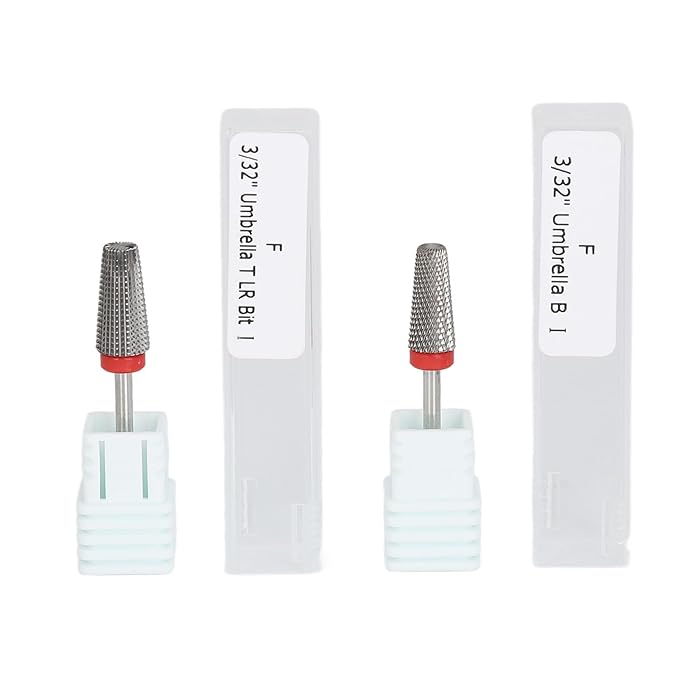 Nail Drill Bits, Drill Bits Nail Tech, Drill Bit Set, Nail Art Drill Bits Rough Surfaces Remove Nail Glue Nail Polishing Grinding Heads for Salon Use