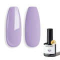 modelones Purple Gel Nail Polish Pastel Polish Lilac Purple Nail Polish Violet Soak Off Led Nail Gel Polish DIY Nail Art 15 ML