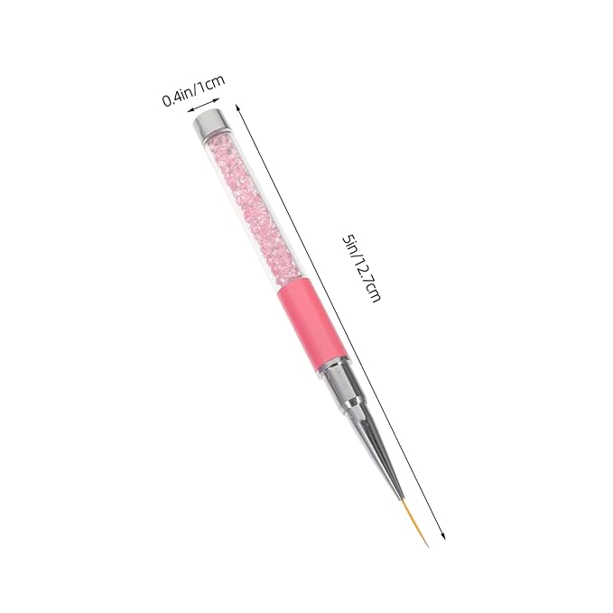 Hemoton 10pcs Nail Art Drawing Pens Fine Detail Manicure Tools for Nail Designs and Easy to Use for Home Salon Artistry