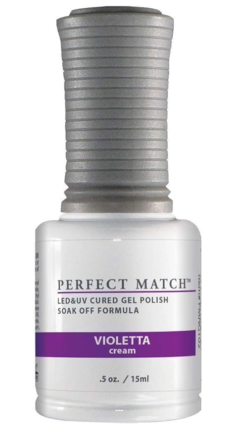 LeChat Perfect Match Gel Polish, Violetta, 0.5 Fl Oz (PMS102)