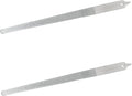 Diamond Dust Nail File - Stainless Steel Nail Dresser Nail Buffering Files - 2PC 6inch