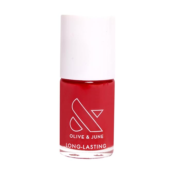 Olive & June Long Lasting Nail Polish | Plump Gel-Like Finish No Lamp Needed | Lasts up to 10 days | Salon-Quality Color at Home | 15-Free, Vegan & Cruelty-Free Chip-Resistant Shine | Secret Recipe