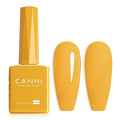 CANNI Yellow Gel Nail Polish, 1Pcs Yellow Gel Polish Color Soak Off U V Nail Manicure Salon DIY at Home