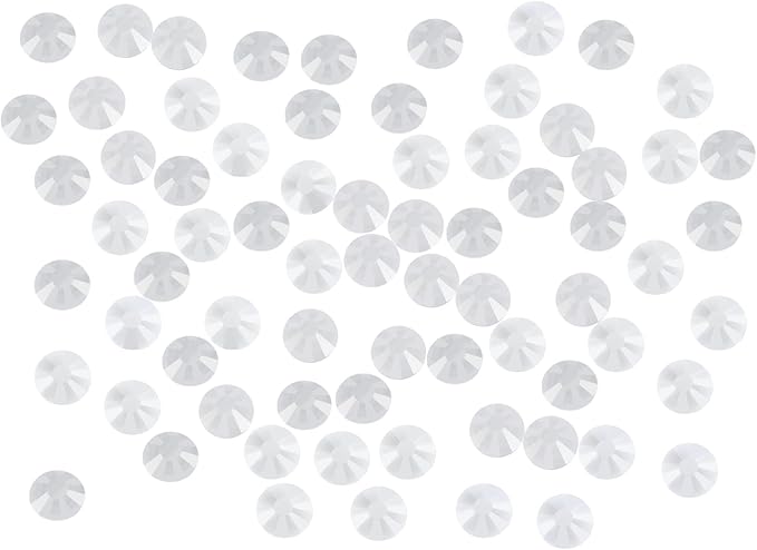 1440PCS Art Nail Rhinestones Non Hotfix Glue Fix Round Crystals Glass Flatback for DIY Jewelry Making with one Picking Pen (ss20 1440pcs, Clear Crystal)