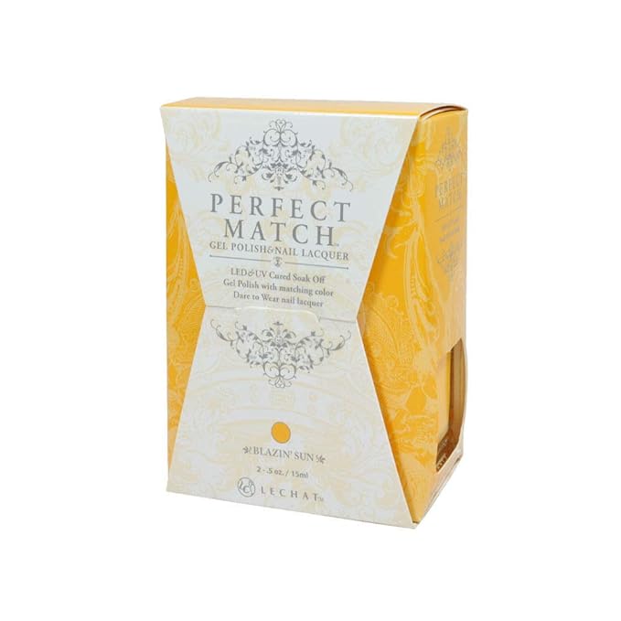 LeChat Perfect Match - Soak off Gel + Matching Nail Polish - (PMS#201- BLAZIN's SUN)