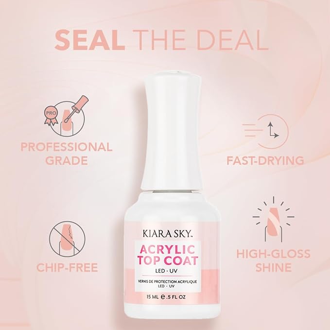 KIARA SKY Acrylic Top Coat 0.5 Fl Oz