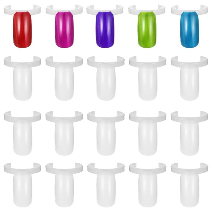 200 PCS Nail Display Ring, DIY Nail Display Ring Nail Art Color Chart Tool Manicure Art Practice Tool for Beginners & Manicure Store